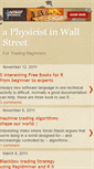 Mobile Screenshot of aphysicistinwallstreet.com